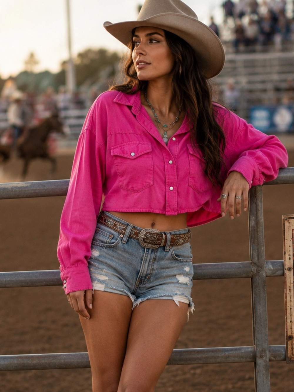 R13 Cropped Corduroy Cowboy Shirt. Size  small